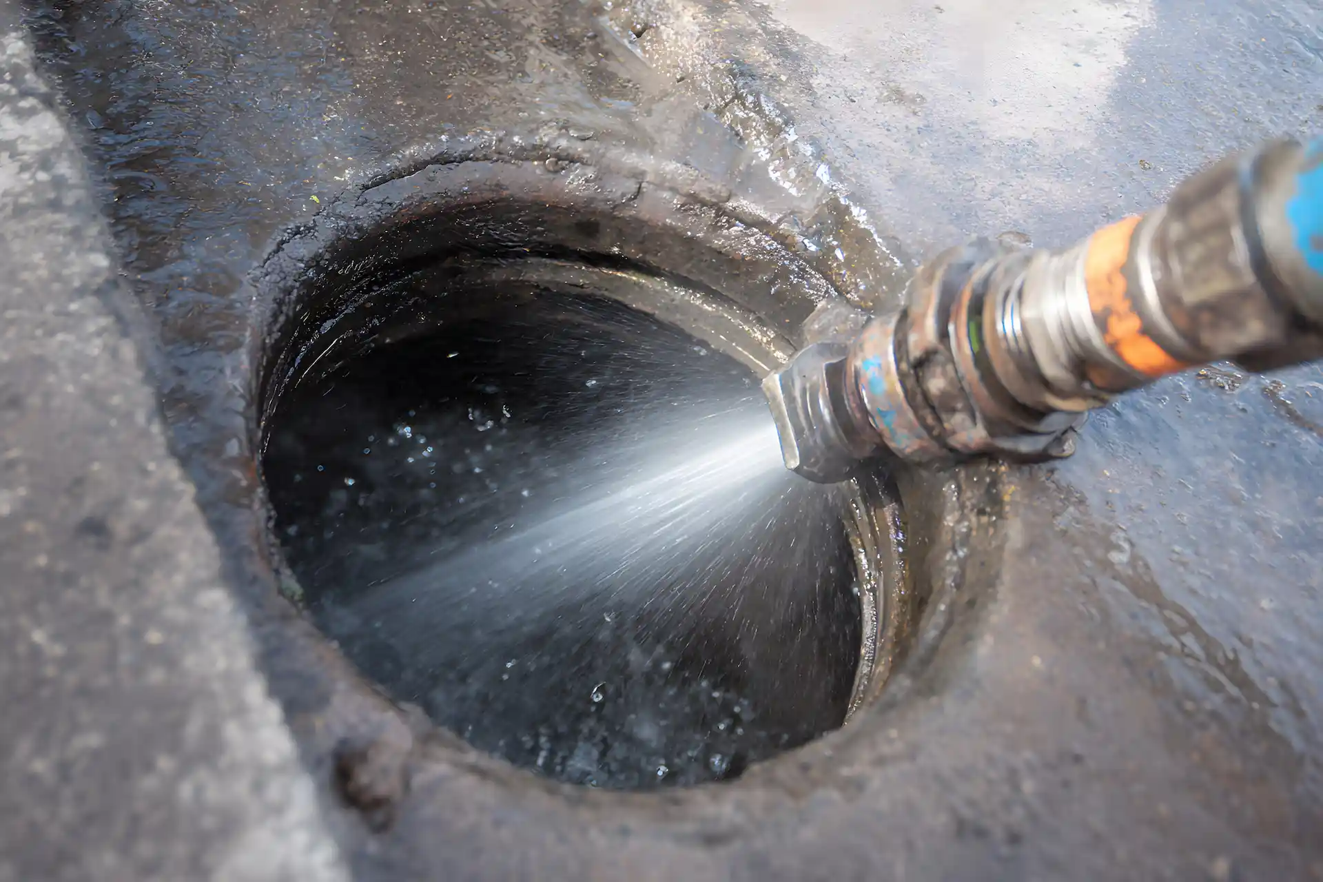 hydro jetting outdoor drains