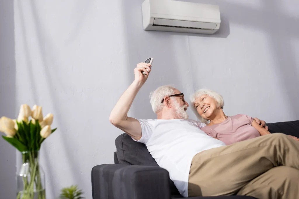 couple enjoying hvac zoning