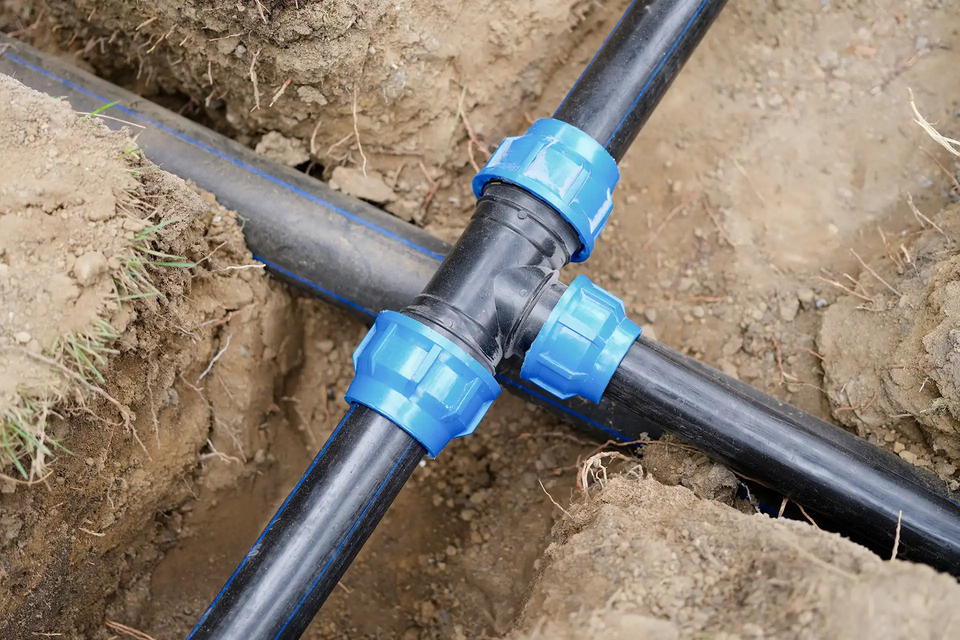 buried water lines